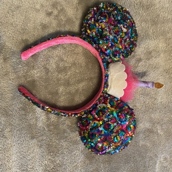 Disney Accessories - Birthday Cupcake Disney Ears / Minnie Ears